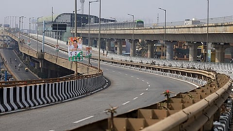 Elevated highway on Tumkur Road near Peenya