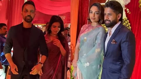 Samantha Ruth Prabhu and Naga Chaitanya with their partners