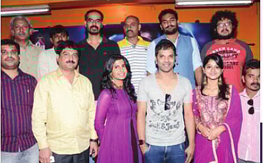 'ರಾಕೆಟ್' ಚಿತ್ರ ತಂಡದೊಂದಿಗೆ ಸತೀಶ್