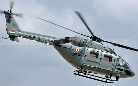 ಎಚ್ ಎ ಎಲ್ ನ ಧ್ರುವ್-೩  ಹೆಲಿಕಾಪ್ಟರ್