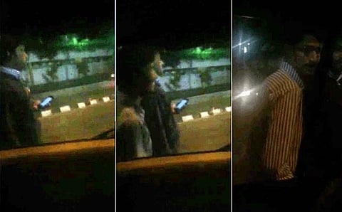 ಐಸ್‌ಕ್ರೀಮ್ ಪಾರ್ಲರ್ ಬಳಿ ನಡೆದ ಘಟನೆಯ ಮೊಬೈಲ್ ಚಿತ್ರೀಕರಣದ ದೃಶ್ಯ (ಸಂಗ್ರಹ ಚಿತ್ರ)