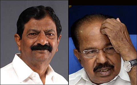 ಚಿಕ್ಕಬಳ್ಳಾಪುರದ ಕಾಂಗ್ರೆಸ್ ಸಂಸದ ವೀರಪ್ಪಮೊಯ್ಲಿ ಮತ್ತು ಬಿಜೆಪಿ ಮುಖಂಡ ಬಚ್ಚೇಗೌಡ (ಸಂಗ್ರಹ ಚಿತ್ರ)