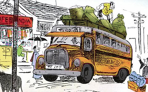 'ಮಾಲ್ಗುಡಿ ಶಾಲಾ ದಿನಗಳು' ಹೊಸ ಮುದ್ರಣದ ಒಂದು ಚಿತ್ರ