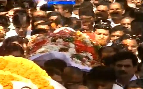 ಜಾನಕಿರಾಮ್ ಅಂತ್ಯಕ್ರಿಯೆಗೂ ಮೊದಲು ನಡೆದ ಅಂತಿಮಯಾತ್ರೆ (ಸಂಗ್ರಹ ಚಿತ್ರ)