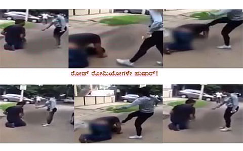 ಬೆಂಗಳೂರಿನಲ್ಲಿ ರೋಡ್ ರೋಮಿಯೋಗೆ ಕಿಕ್ ಕೊಟ್ಟ ಯುವತಿ