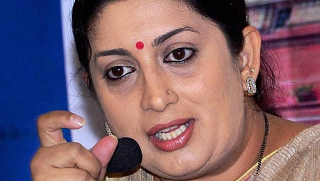 ಸ್ಮೃತಿ ಇರಾನಿ (ಸಂಗ್ರಹ ಚಿತ್ರ)