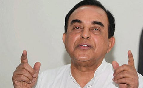 ಬಿಜೆಪಿ ಮುಖಂಡ ಸುಬ್ರಮಣಿಯನ್ ಸ್ವಾಮಿ (ಸಂಗ್ರಹ ಚಿತ್ರ)