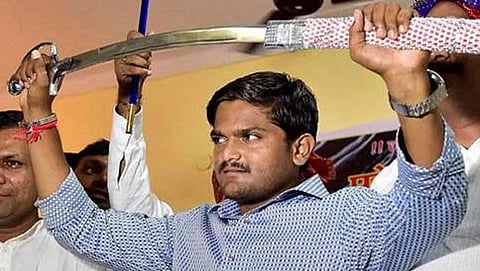 ಪಟೇಲ್ ಮೀಸಲಾತಿ ಹೋರಾಟ ಸಮಿತಿ ಮುಖ್ಯಸ್ಥ ಹಾರ್ದಿಕ್ ಪಟೇಲ್ (ಸಂಗ್ರಹ ಚಿತ್ರ)