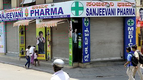 ಔಷಧ ಮಾರಾಟ ಬಂದ್ (ಸಂಗ್ರಹ ಚಿತ್ರ)