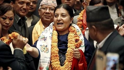 ನೇಪಾಳದ ಮೊದಲ ಮಹಿಳಾ ರಾಷ್ಟ್ರಪತಿ ಬಿಧ್ಯಾ ದೇವಿ ಬಂಡಾರಿ