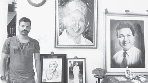 ರಾಜಕುಮಾರ್ ಹುಟ್ಟೂರಿಗೆ ಭೇಟಿ ನೀಡಿದ ನೀನಾಸಂ ಸತೀಶ್