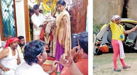 'ದನ ಕಾಯೋನು' ಸಿನೆಮಾದ ಚಿತ್ರೀಕರಣ ದೃಶ್ಯ