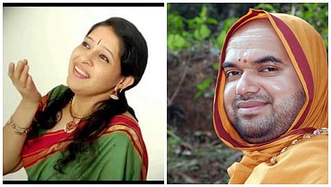 ಗಾಯಕಿ ಪ್ರೇಮಲತಾ ದಿವಾಕರ್ ಮತ್ತು ರಾಘವೇಶ್ವರ ಭಾರತೀ ಸ್ವಾಮೀಜಿ
