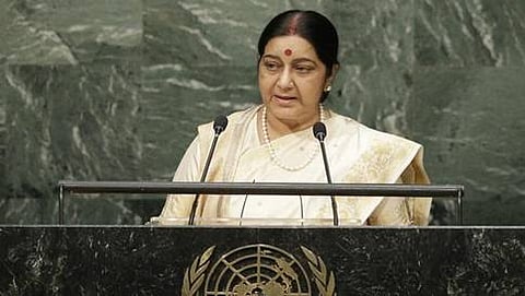ವಿದೇಶಾಂಗ ಸಚಿವ ಸುಷ್ಮಾ ಸ್ವರಾಜ್