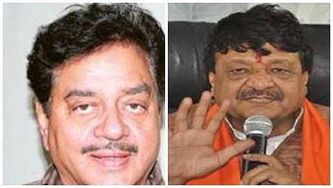ಶತ್ರುಘ್ನ ಸಿನ್ಹಾ ಮತ್ತು ಕೈಲಾಶ್ ವಿಜಯ್ ವಾರ್ಗಿಯಾ(ಸಂಗ್ರಹ ಚಿತ್ರ)