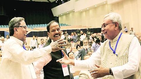 ಸಿದ್ದರಾಮಯ್ಯ - ನಿತಿಶ್ ಕುಮಾರ್ (ಸಂಗ್ರಹ ಚಿತ್ರ)