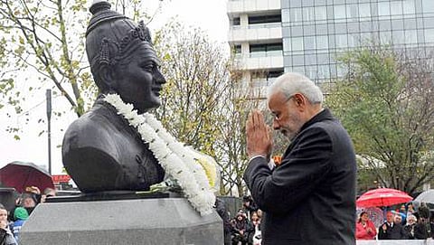 ಲಂಡನ್ ನ ಲ್ಯಾಂಬೆತ್ ನಗರದಲ್ಲಿ ಪ್ರತಿಷ್ಠಾಪಿಸಿರುವ ಬಸವ ಮೂರ್ತಿ(ಸಂಗ್ರಹ ಚಿತ್ರ)