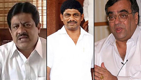 ಡಿಕೆ ಸುರೇಶ್, ಶಾಸಕ ಅಶೋಕ್ ಖೇಣಿ ಮತ್ತು ಶಾಸಕ ಜಮೀರ್ ಅಹ್ಮದ್ (ಸಂಗ್ರಹ ಚಿತ್ರ)