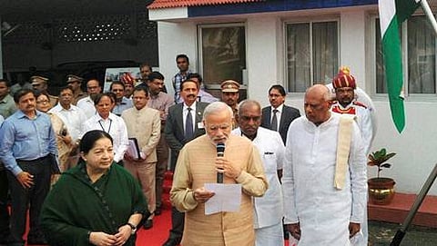 ಜಯಲಲಿತಾ - ನರೇಂದ್ರ ಮೋದಿ