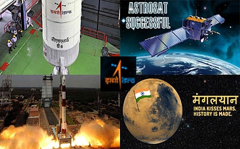 2015ರ ಇಸ್ರೋದ ಪ್ರಮುಖ ಬಾಹ್ಯಾಕಾಶ ಯೋಜನೆಗಳು2015ರಲ್ಲಿ ಬಾಹ್ಯಾಕಾಶ ಕ್ಷೇತ್ರದಲ್ಲಿ ಸಾಕಷ್ಟು ಬೆಳವಣಿಗೆಗಳಾಗಿದ್ದು, ಭಾರತದ ಹೆಮ್ಮೆಯ ಬಾಹ್ಯಾಕಾಶ ಸಂಸ್ಥೆ ಇಸ್ರೋ ಸಾಕಷ್ಟು ಸಾಧನೆಗಳನ್ನು ಮಾಡಿದೆ. 2015ರಲ್ಲಿ ಇಸ್ರೋದ ಪ್ರಮುಖ ಯಶಸ್ವಿ ಯೋಜನೆಗಳು ಇಂತಿವೆ.