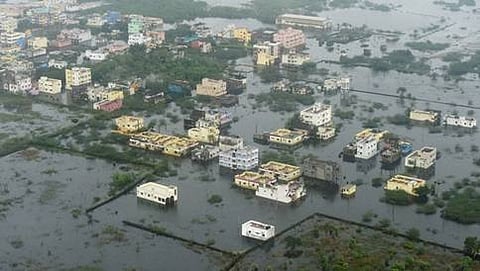 ಜಲಪ್ರಳಯಕ್ಕೆ ತುತ್ತಾದ ಚೆನ್ನೈ ಮಹಾನಗರ (ಸಂಗ್ರಹ ಚಿತ್ರ)