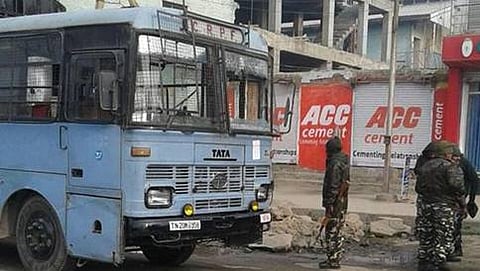 ಸಿಆರ್ ಪಿಎಫ್ ಯೋಧರ ಮೇಲೆ ಉಗ್ರರ ದಾಳಿ: 5 ಗಾಯ (ಫೋಟೋ ಕೃಪೆ: ಎಎನ್ಐ)