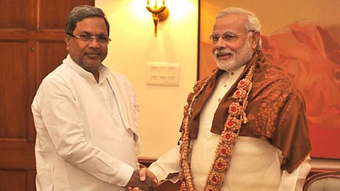 Siddaramaiah - PM Narendra Modi