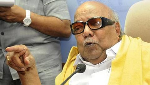 ಡಿಎಂಕೆ ಮುಖ್ಯಸ್ಥ ಎಂ. ಕರುಣಾನಿಧಿ