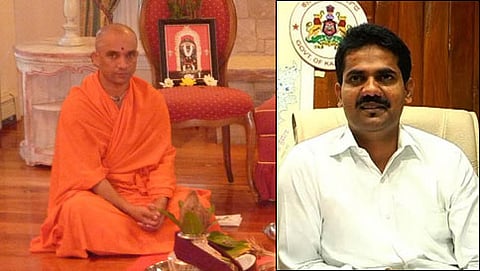 ನಿರ್ಮಲಾನಂದ ಶ್ರೀ ಮತ್ತು ದಿ.ಡಿಕೆ ರವಿ(ಸಂಗ್ರಹ ಚಿತ್ರ)