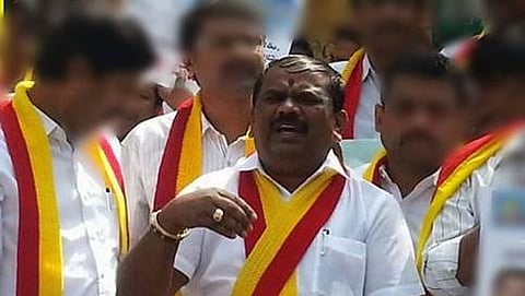 ಕರ್ನಾಟಕ ರಕ್ಷಣಾ ವೇದಿಕೆ ಅಧ್ಯಕ್ಷ ಟಿ.ಎ.ನಾರಾಯಣ ಗೌಡ