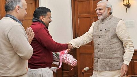 ನರೇಂದ್ರ ಮೋದಿ - ಅರವಿಂದ್ ಕೇಜ್ರಿವಾಲ್ (ಸಂಗ್ರಹ ಚಿತ್ರ)