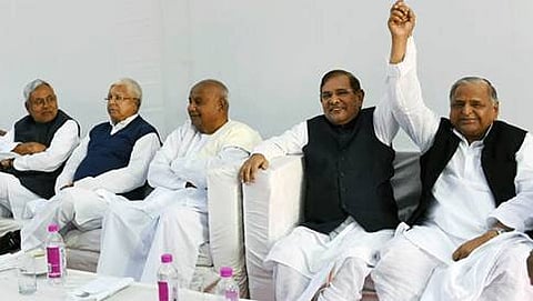 ದೆಹಲಿಯಲ್ಲಿ ಸಭೆ ಸೇರಿದ್ದ ಜನತಾ ಪರಿವಾರದ ನಾಯಕರು (ಸಂಗ್ರಹ ಚಿತ್ರ)
