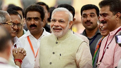 ಬಿಜೆಪಿ ಸಮಾವೇಶದಲ್ಲಿ ನರೇಂದ್ರ ಮೋದಿ