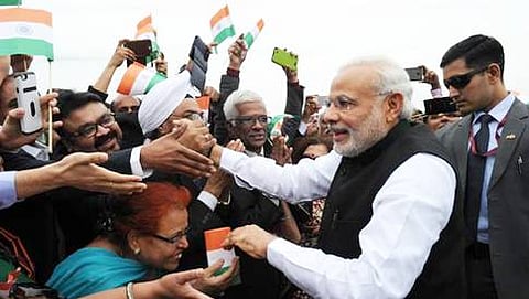 ಭಾರತೀಯರೊಂದಿಗೆ ಮೋದಿ