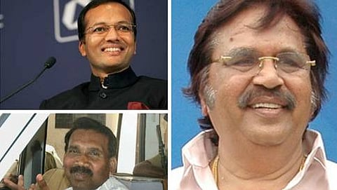 ನವೀನ್ ಜಿಂದಾಲ್, ಮಧು ಕೋಡಾ, ದಾಸರಿ ನಾರಾಯಣ್ ರಾವ್