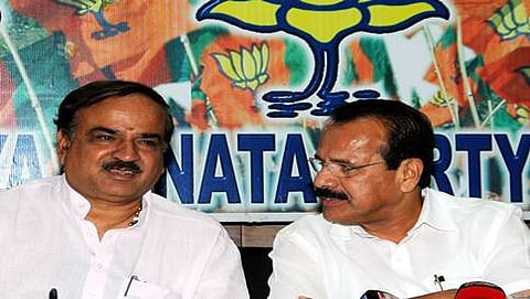 ಸುದ್ದಿಗೋಷ್ಟಿಯಲ್ಲಿ ಅನಂತ್ ಕುಮಾರ್,ಸದಾನಂದ ಗೌಡ