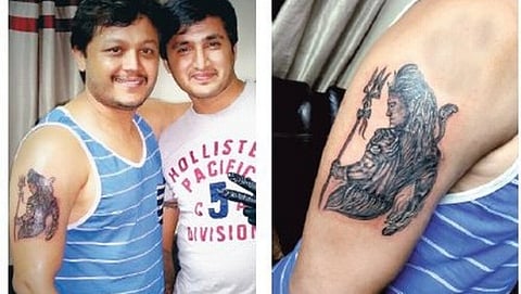 ಟ್ಯಾಟು ವಿಶೇಷಜ್ಞ ಪೃಥ್ವಿ ಗೌಡ ಜೊತೆ ಗಣೇಶ್