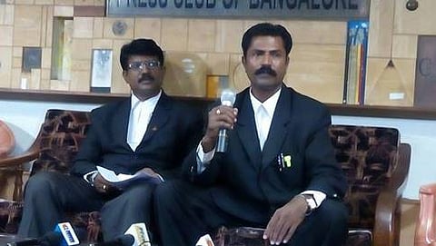 ಪತ್ರಿಕಾಗೋಷ್ಠಿ ನಡೆಸಿದ ಆರ್ ಟಿಐ ಕಾರ್ಯಕರ್ತ ಉಮೇಶ್