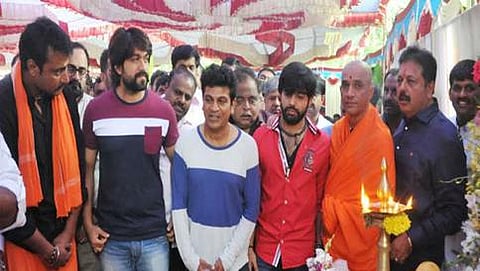 ಚಲುವರಾಯ ಸ್ವಾಮಿ ಪುತ್ರನ ಸಿನಿಮಾ ಮೂಹೂರ್ತದಲ್ಲಿ ಸಿನಿಮಾ ನಟರು