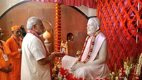 ರಾಮಕೃಷ್ಣ ಮಿಷನ್ ನಲ್ಲಿ  ಪ್ರಧಾನಿ ನರೇಂದ್ರ ಮೋದಿ