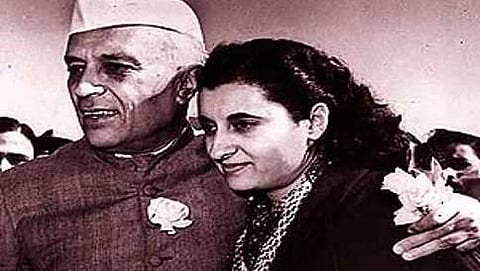 ಇಂದಿರಾಗಾಂಧಿ ಮತ್ತು ಜವಾಹರ್ ಲಾಲ್ ನೆಹರೂ