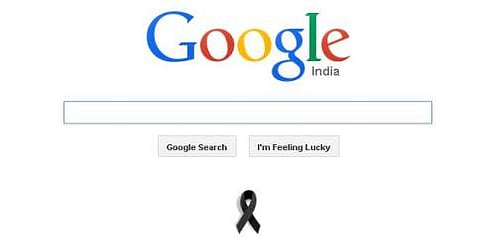 ಮುಖಪುಟದಲ್ಲಿ ಕಪ್ಪು ರಿಬ್ಬನ್ ಮೂಲಕ ಕಲಾಂ ಗೆ ಗೌರವ ತೋರಿದ ಗೂಗಲ್