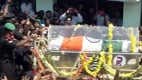 ಅಬ್ದುಲ್ ಕಲಾಂ ಪಾರ್ಥಿವ ಶರೀರ
