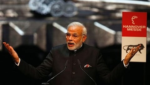 ಜರ್ಮನಿ ಪ್ರವಾಸದ ಸಮಯದಲ್ಲಿ ನರೇಂದ್ರ ಮೋದಿ