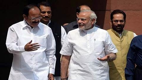 ವೆಂಕಯ್ಯ ನಾಯ್ಡು ಮತ್ತು ಮೋದಿ