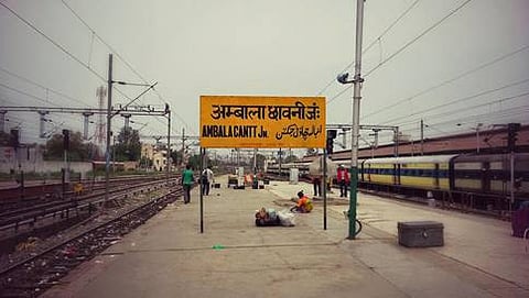 ಅಂಬಾಲದ ಕಂಟೋನ್ಮೆಂಟ್ ರೈಲು ನಿಲ್ದಾಣ (ಸಂಗ್ರಹ ಚಿತ್ರ)