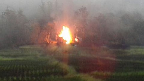 ಗ್ಯಾಸ್ ಟ್ಯಾಂಕರ್ ಪಲ್ಟಿ