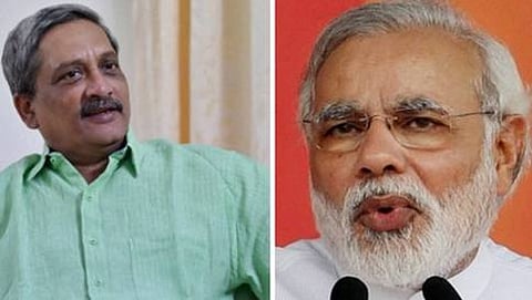 ಮನೋಹರ್ ಪರ್ರಿಕರ್ - ನರೇಂದ್ರ ಮೋದಿ