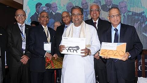 ಮುಖ್ಯಮಂತ್ರಿ ಸಿದ್ದರಾಮಯ್ಯ ಹಾಗೂ ಉದ್ಯಮದ ಪ್ರಮುಖರು