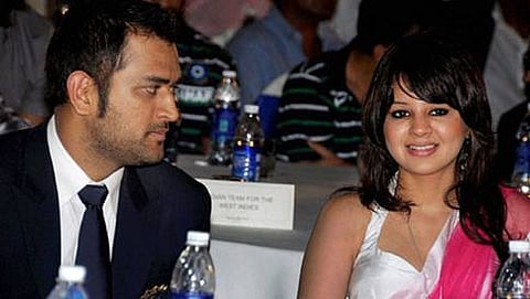 ಮಹೇಂದ್ರ ಸಿಂಗ್ ಧೋನಿ ಹಾಗೂ ಸಾಕ್ಷಿ